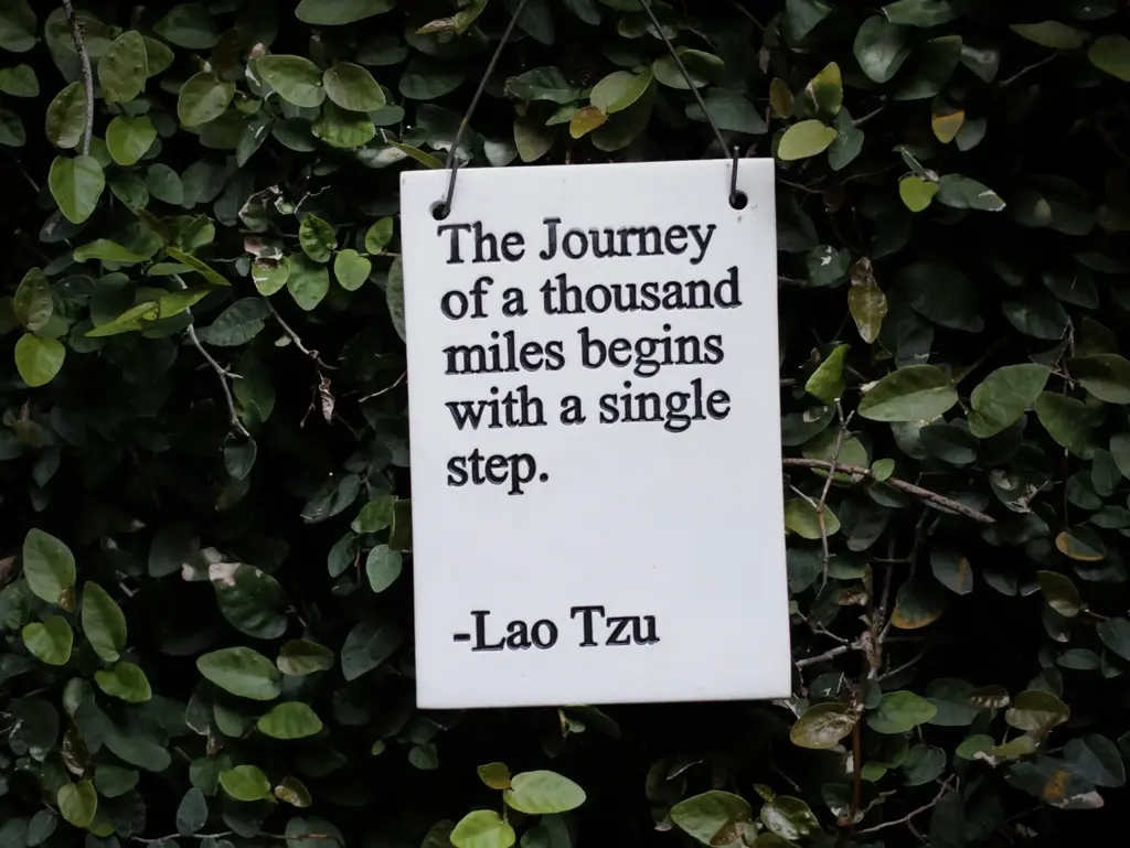 Jornada da Liderança Frase de Lao Tzu que inspira a Jornada da Liderança- "The Journey of a thousand miles begins with a single steps